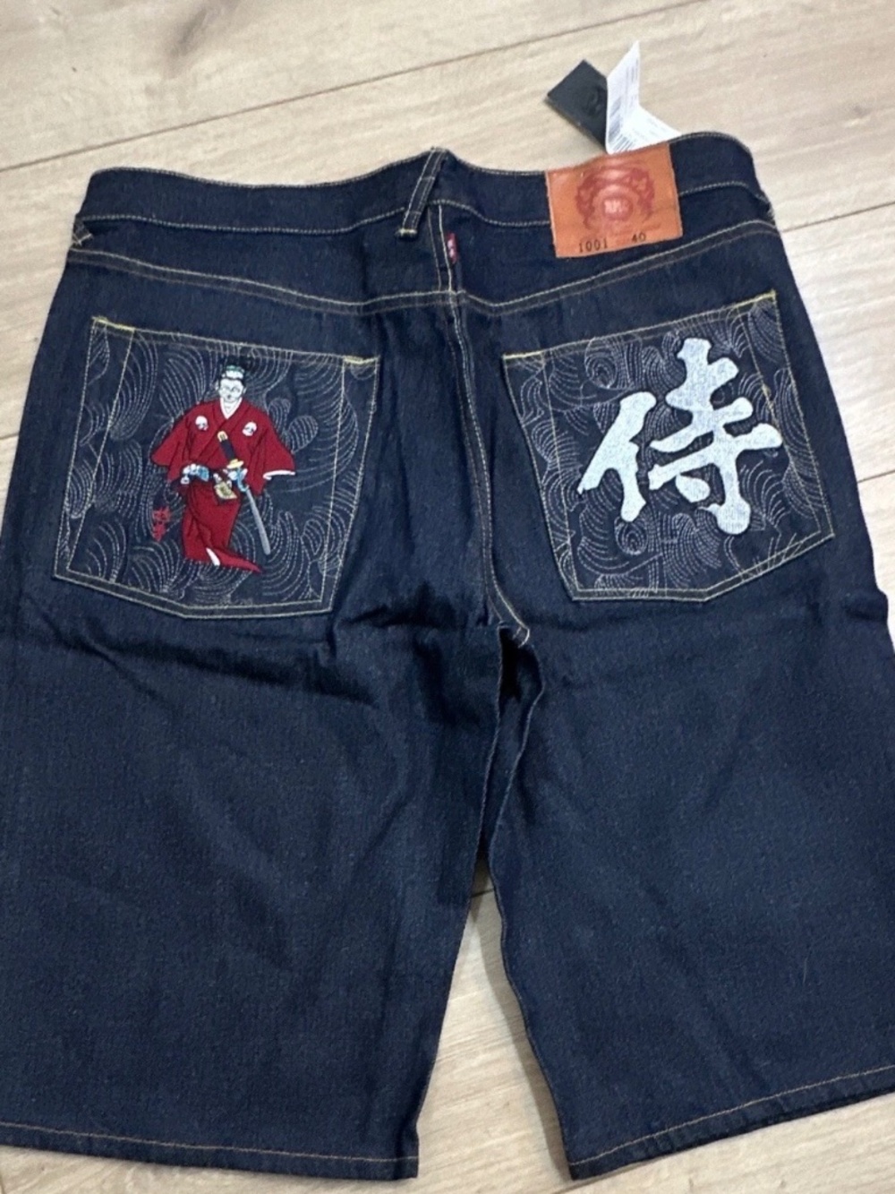 RMC  Red Monkey Martin Ksohoh Denim Jeans  Embroidered Size 40 Rare Vintage
